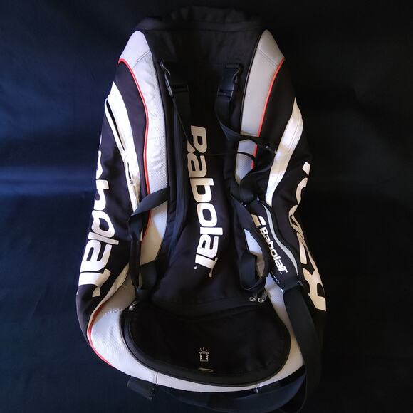 Large Babolat Team Tennis Racquet Equipment Bag Backpack Multi Racket Red Black - Picture 1 of 16